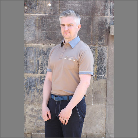 Gabicci X62 Stone Patt T Shirt~