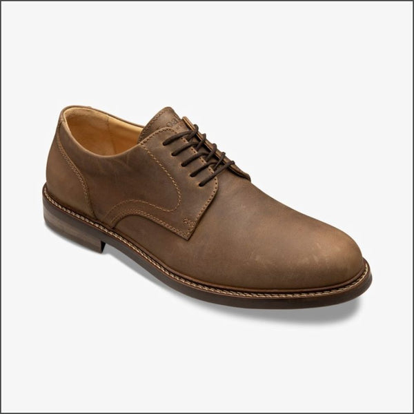 Loake Franklin Brown Nubuck Shoe=