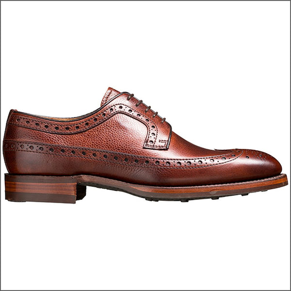 Barker Calvay Cherry Grain Wingtip Brogue.