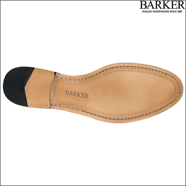 Barker Newington Black Hi-Shine Mocassin.
