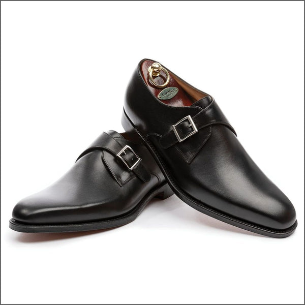 Loake Medway Black Premium Buckle Monk Shoeª
