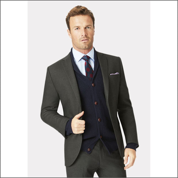 Brook Taverner Dijon Charcoal Suit*