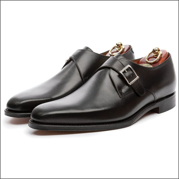 Loake Medway Black Premium Buckle Monk Shoeª