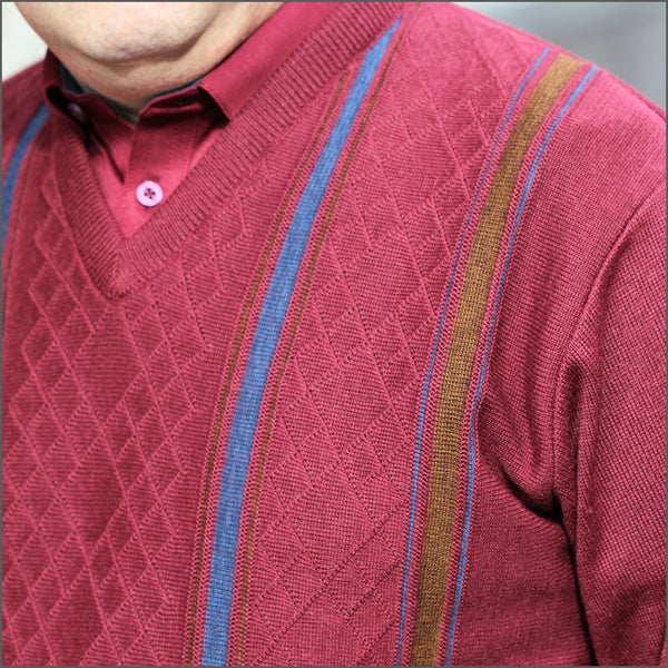 Gabicci M08 Cabernet V Neck=