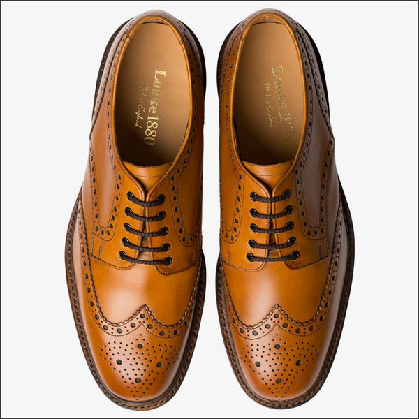 Loake Chester Tan Brogue Leather Soleª