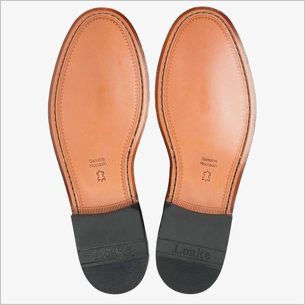 Loake Princeton Black Polished Leather Shoe=