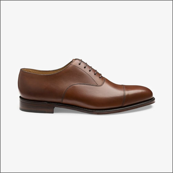 Loake Aldwych Mahogany Calf Oxford Leather Sole F Fitª