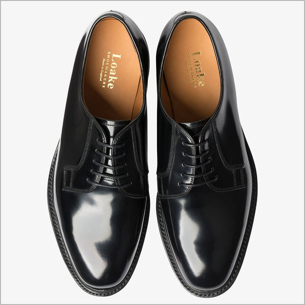 Loake 771 Black Derby Shoe=