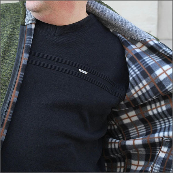 Raphael Valencino Mike Green Zip Cardigan*