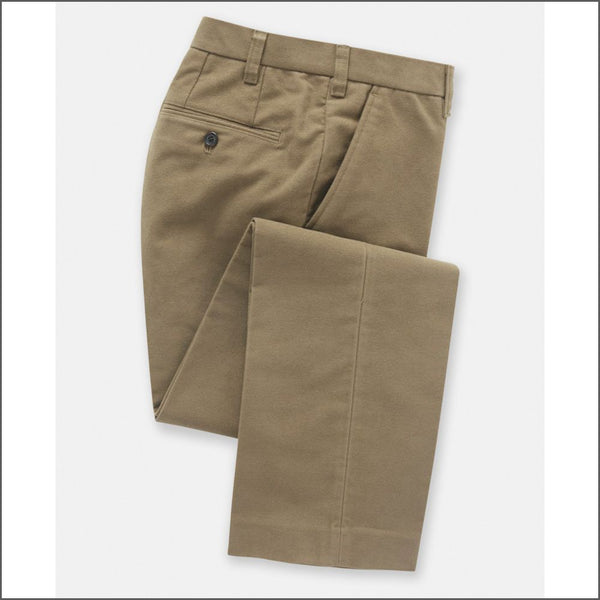 Brook Taverner Stone Kerswell Moleskin Trousers*