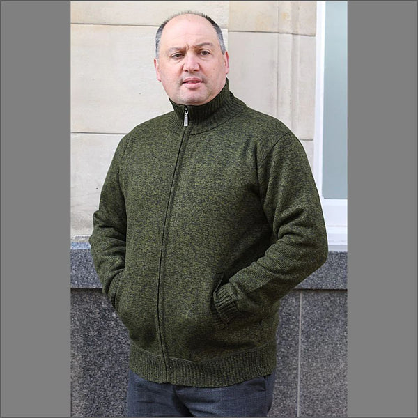 Raphael Valencino Mike Green Zip Cardigan*