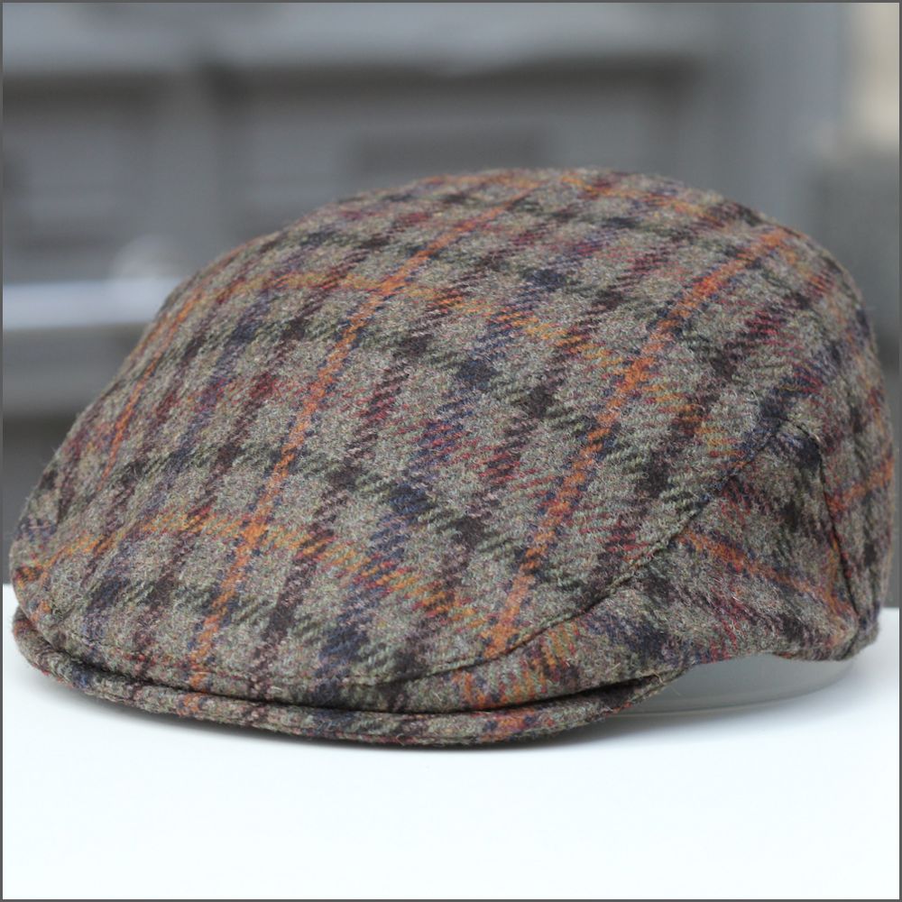 Cap Par Check Cambridge Brown Check Cap+ | cwmenswear