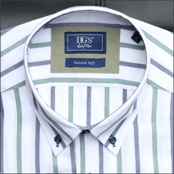 Dg's White Design SS Shirt=