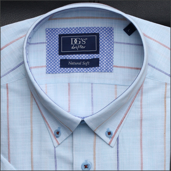 Dg's Aqua Multi Stripe SS=