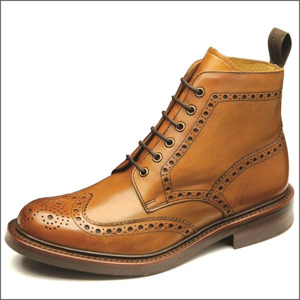 Loake Bedale Tan Brogue Bootsª