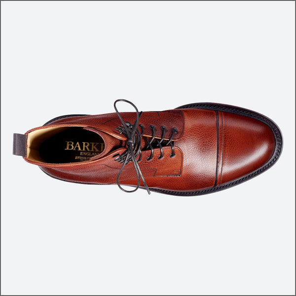 Barker Donegal Antique Rosewood Grain Boot.