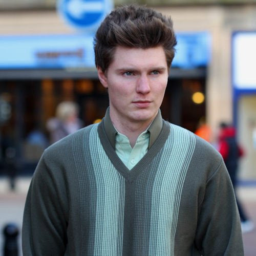 Gabicci M13 Khaki Pattern V Neck<>