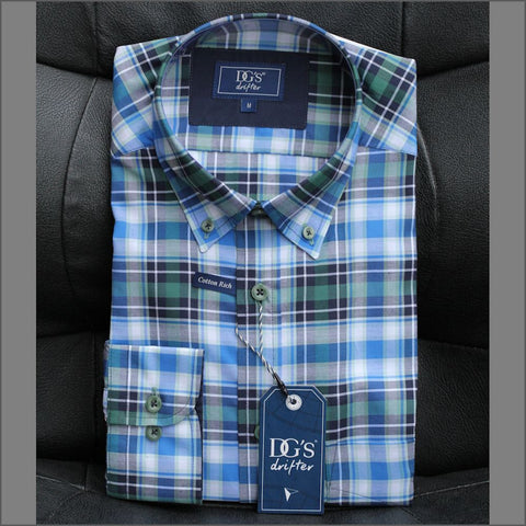 Drifter Ivano Multi Check LS  Shirt--