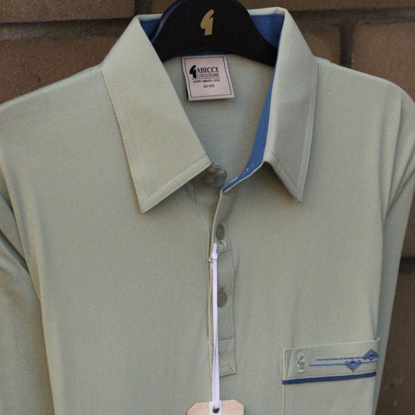 Gabicci M10 Leaf Pattern V Neck^